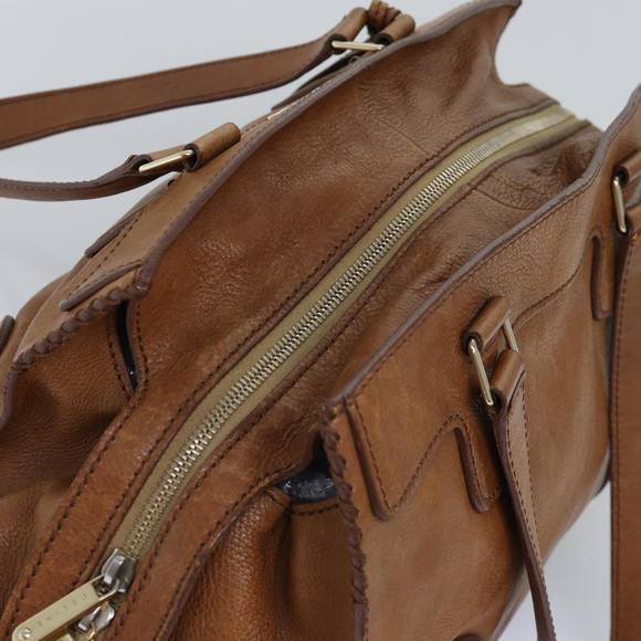 CELINE Shoulder Bag Leather Brown Auth yk12798 - Picture 6 of 16